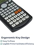 Mr. Pen- Scientific Calculator - Solar Powered, 2 Line Display, Fraction & Statistics Calculations for School, College & High School Use | Fraction & Statistics Calculations for School, College & High School Use