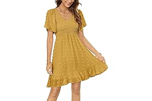 Zattcas Women's Essential Summer Smocked Dress