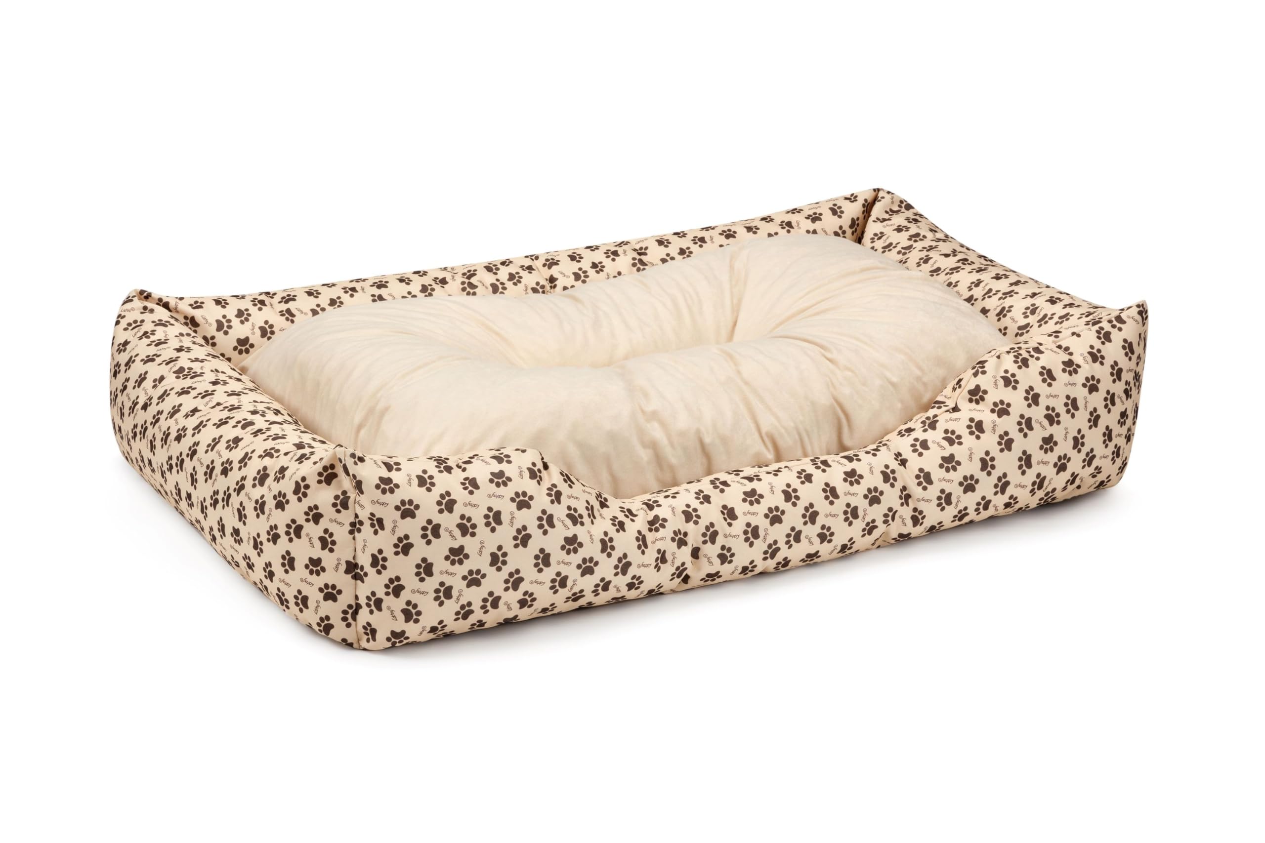 BedDog® Letto per Cane/Gatto Cuccia Mimi S Fino a XXXL, 26 Colori a Scelta, Cuscino, Divano, Cestino per Cane, Beige/Beige XL