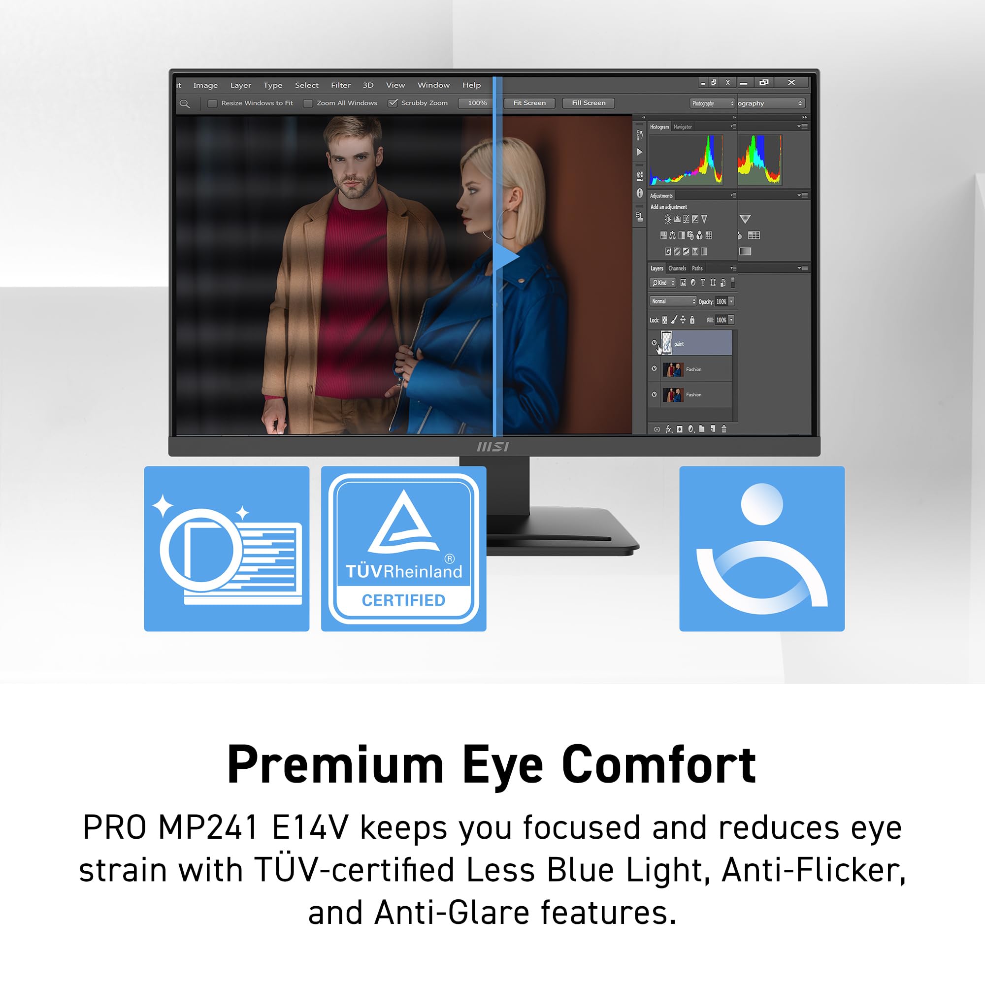 Amazon | msi PRO MP241 E14V 24インチ IPS 1920 x 1080 (FHD