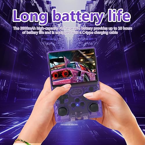 Miniatura 3 de 30000+ Classic Games Preloaded! Teemuday R40S PRO 3.5 Mini Handheld Game Console, 256G TF Card, Retro Arcade Ultimate Collection, 3800mAh, 45+