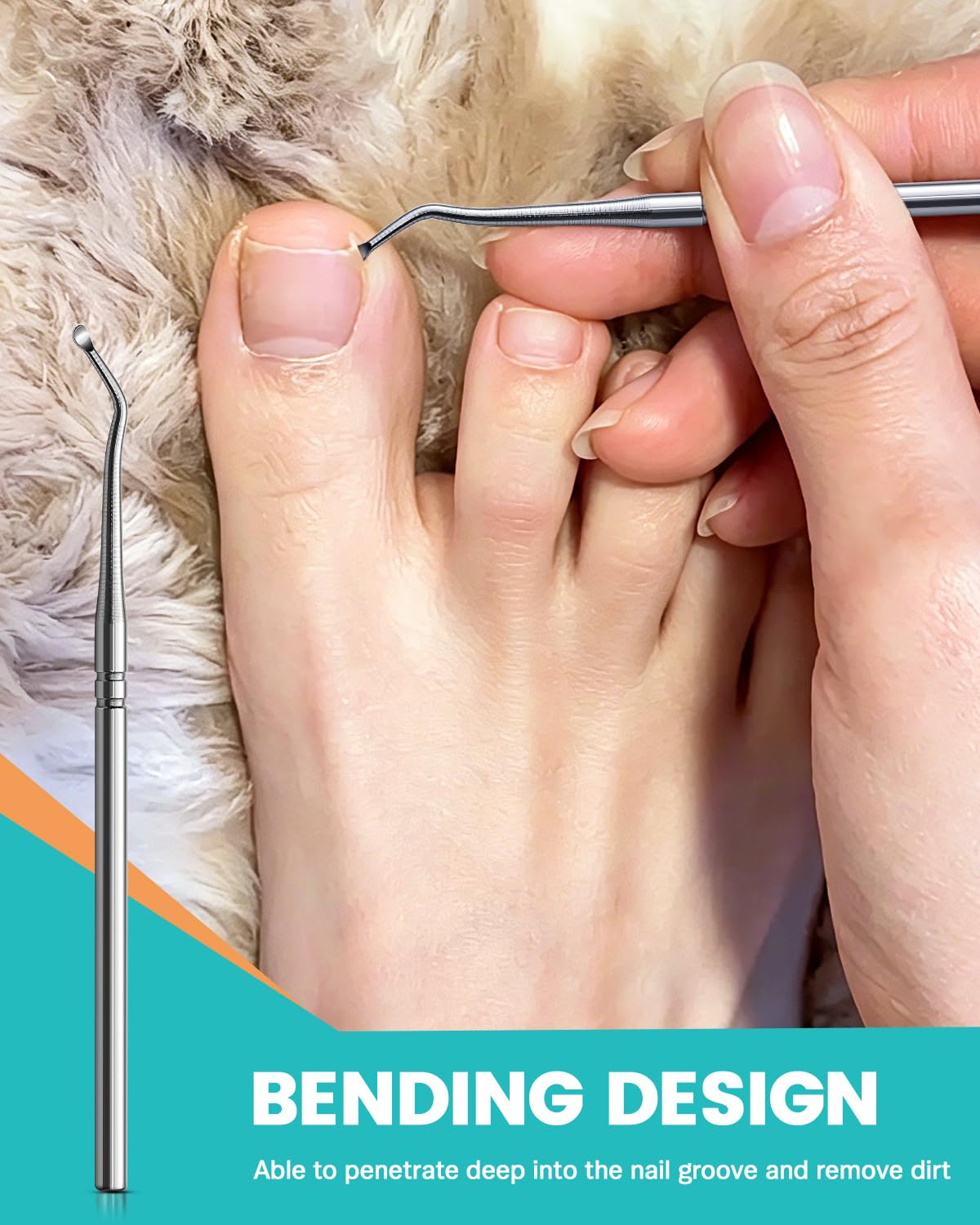 BEZOX Correcteur d'ongles incarnés, application facile à la maison