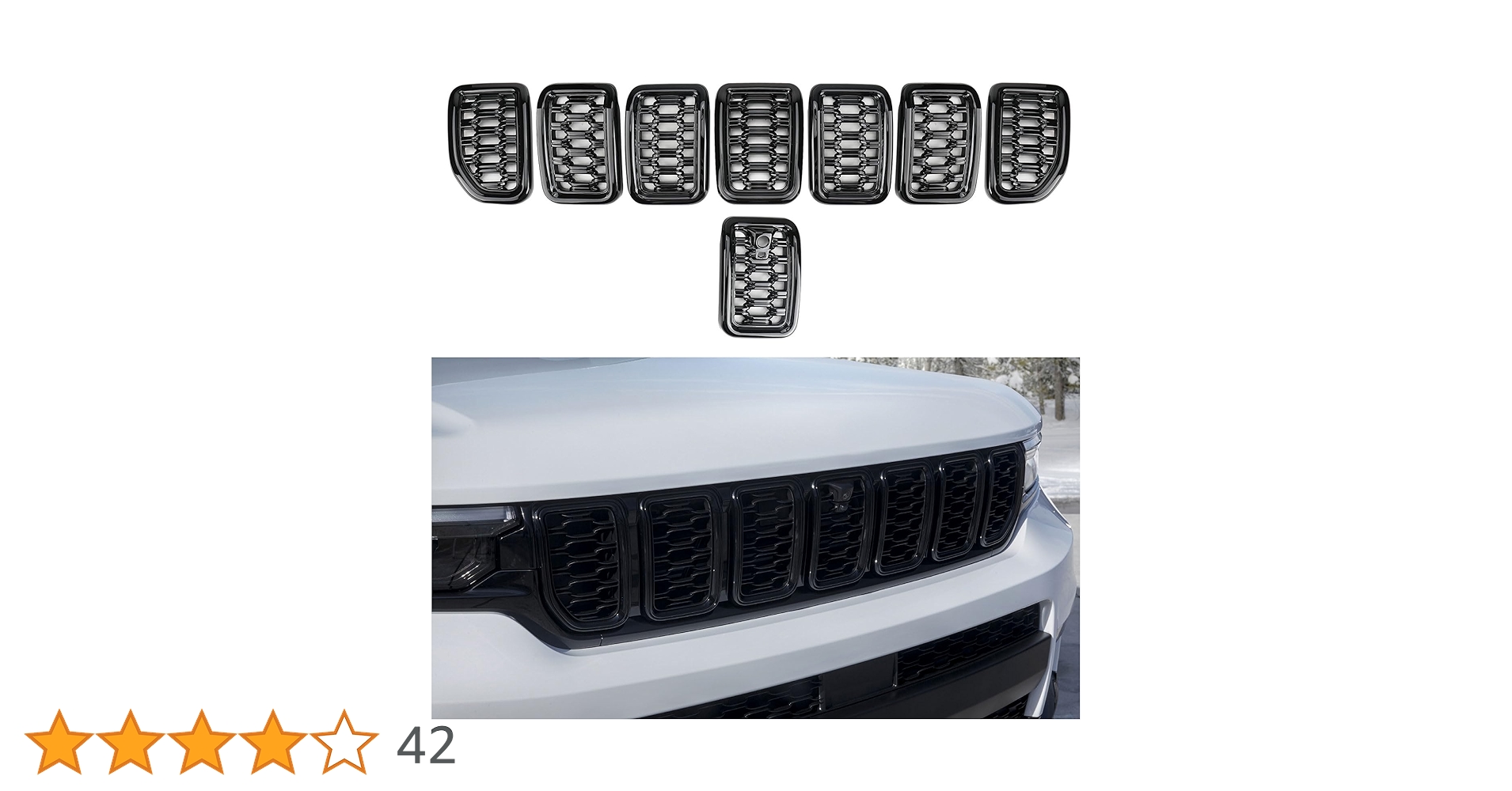 Amazon.co.jp: 光沢のあるブラックハニカムメッシュフロント