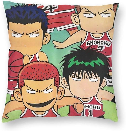 Amazon Co Jp Slam Dunk スラムダンク クッションカバー 可愛 い 抱き枕カバー おしゃれ 両面 背当て飾り 綺麗 お宅 雑貨 萌えグッズ かわいい スギフト 少女 装飾枕カバー 座布団カバー赠り物 18 X18 ホーム キッチン