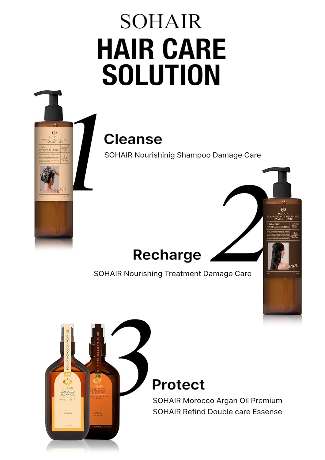 Nourishing Treatment for Damaged Hair, Protein & Peptide Enriched Hair Care with Argan Oil, Honey & Seaweed, Moisturizing Hair Treatment for Dry and Treated Hair, 17.6 oz - Image 5