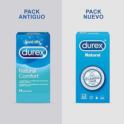 Durex Preservativos Originales Naturales Natural Comfort ...
