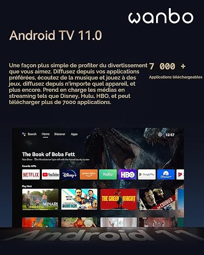 Wanbo Cube 2 Pro Smart Projector with Android TV & ToF Auto-Focus, Green - 3