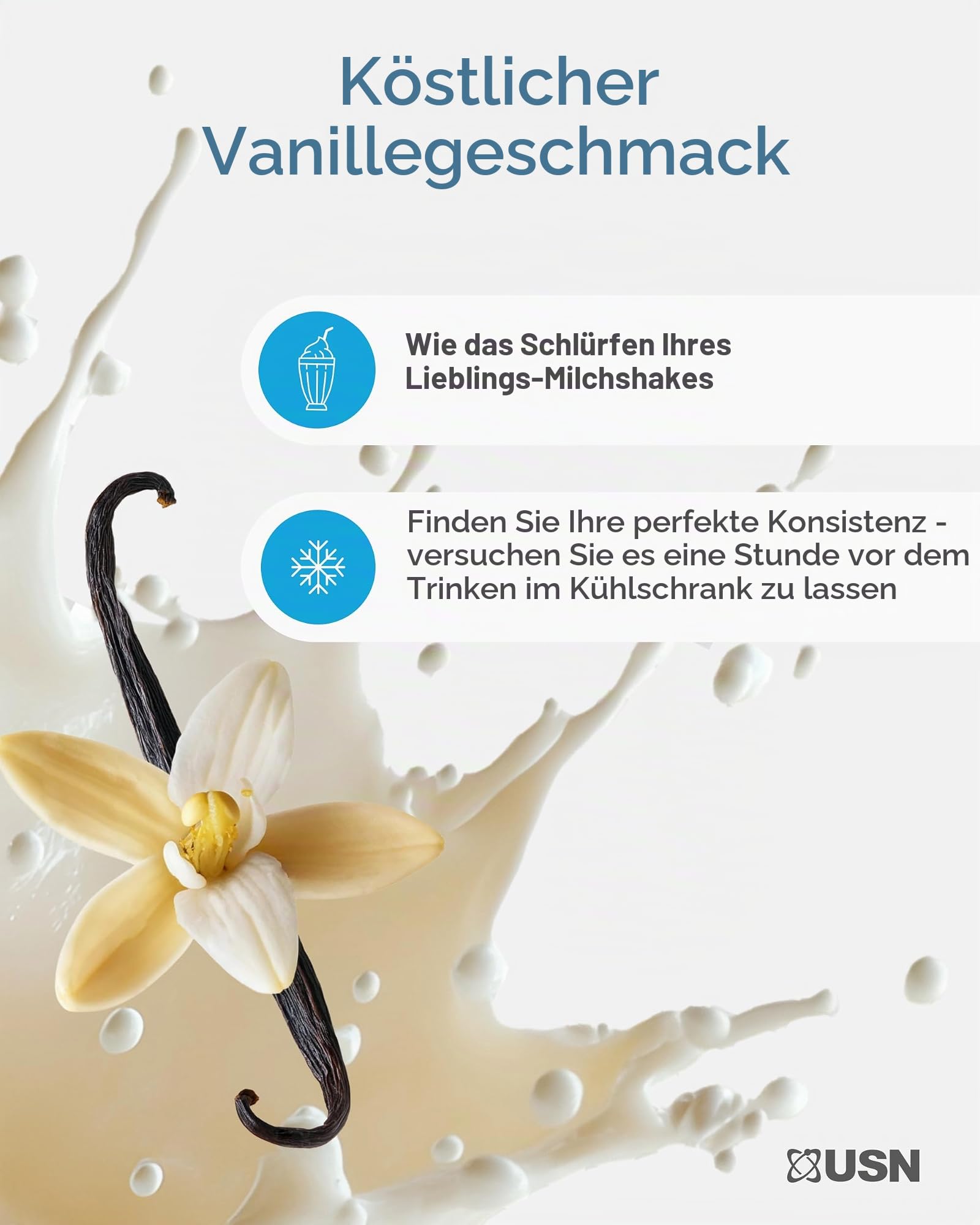 USN Diet Fuel Ultralean (1000g) Vanilla Cream - Eiweiße - Mahlzeit-Ersatz