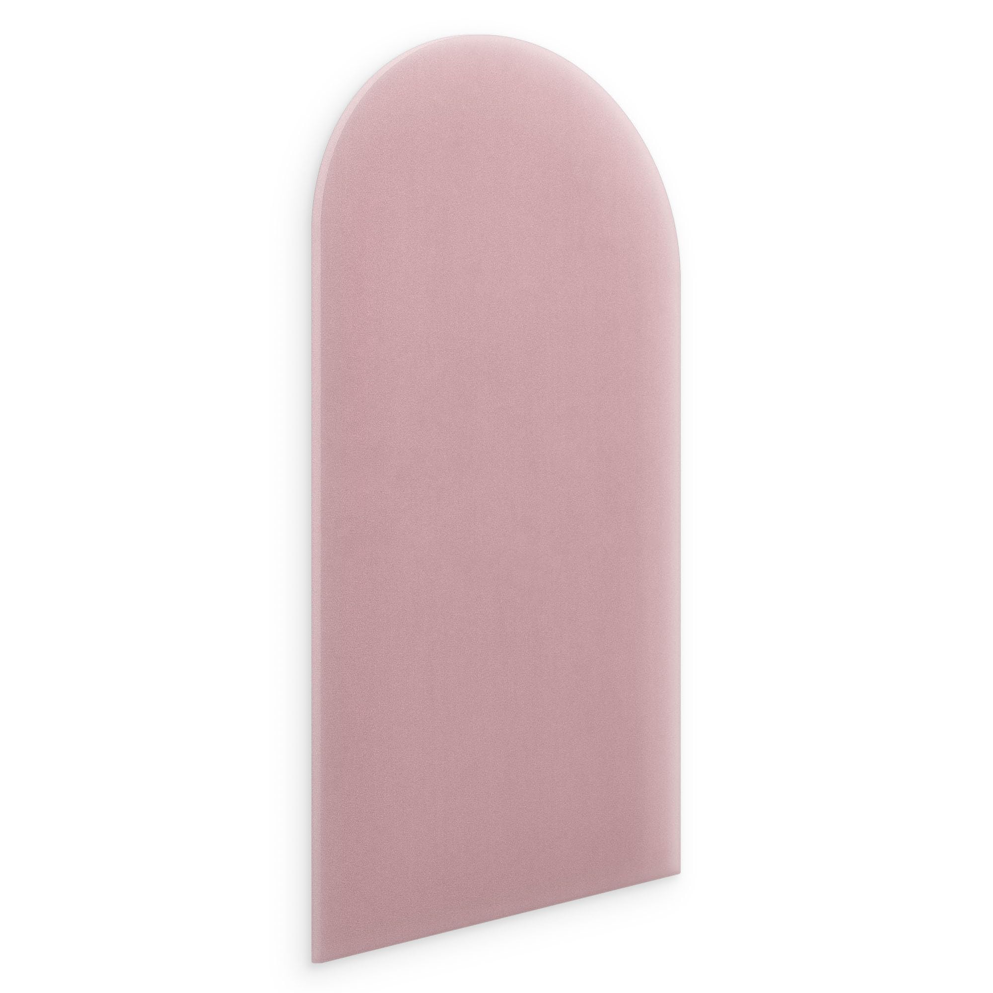 murando - Wall cushion as a headboard for a bed Oval Velvet Premium 60x30 cm - Padded wall panel wall decoration for bedroom living room children's room - pink