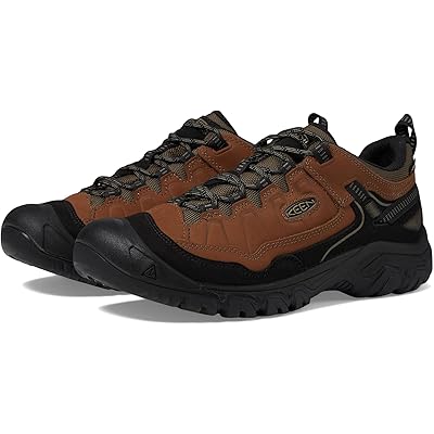 Мужские кроссовки KEEN Targhee 4 Low Height Durable Comfortable Waterproof bison/black