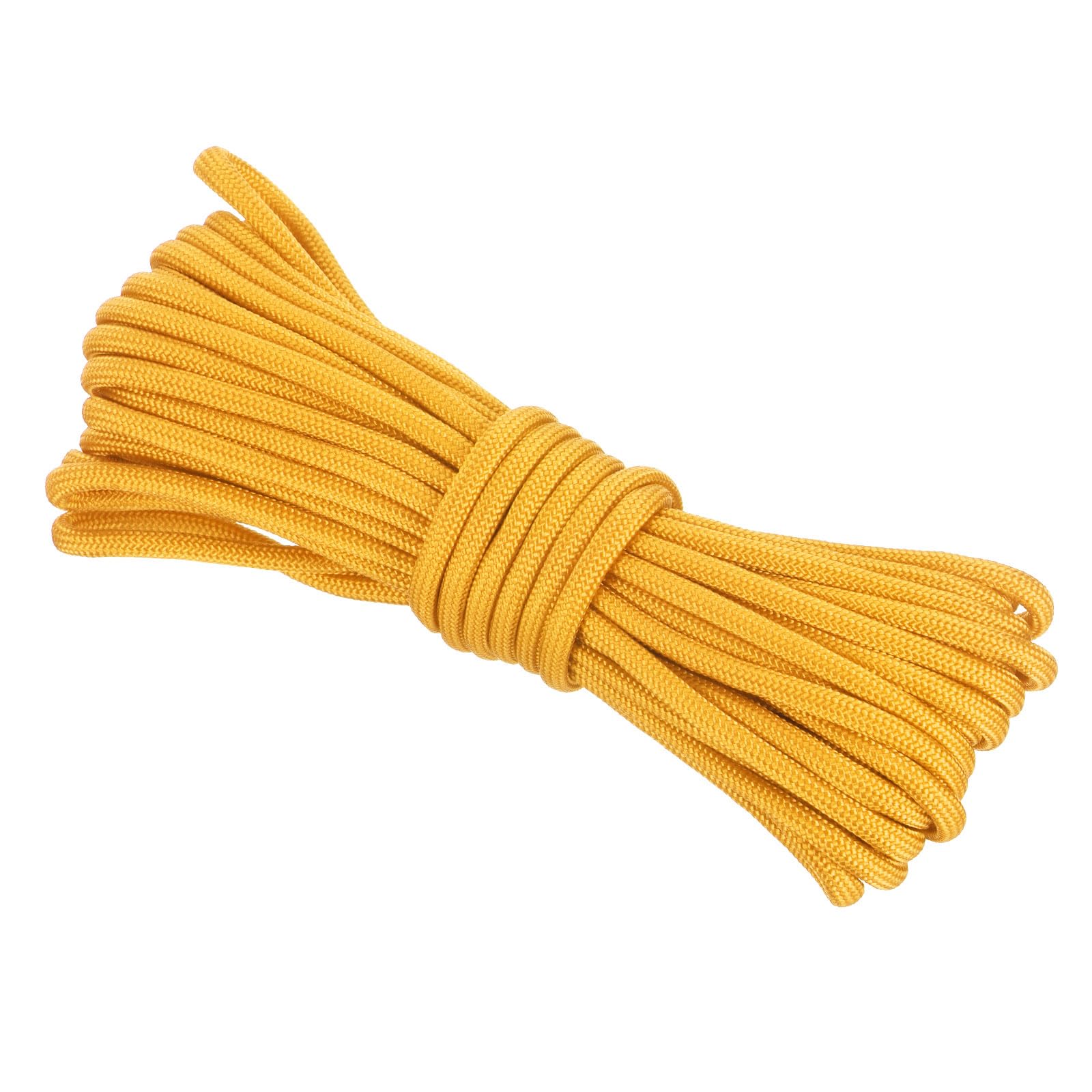Rebower 550 Paracord Rope 8m, 4mm Thin Paracord Nylon Cord 7-Strand Core [for Tent Camping Outdoor Gear] - Orange