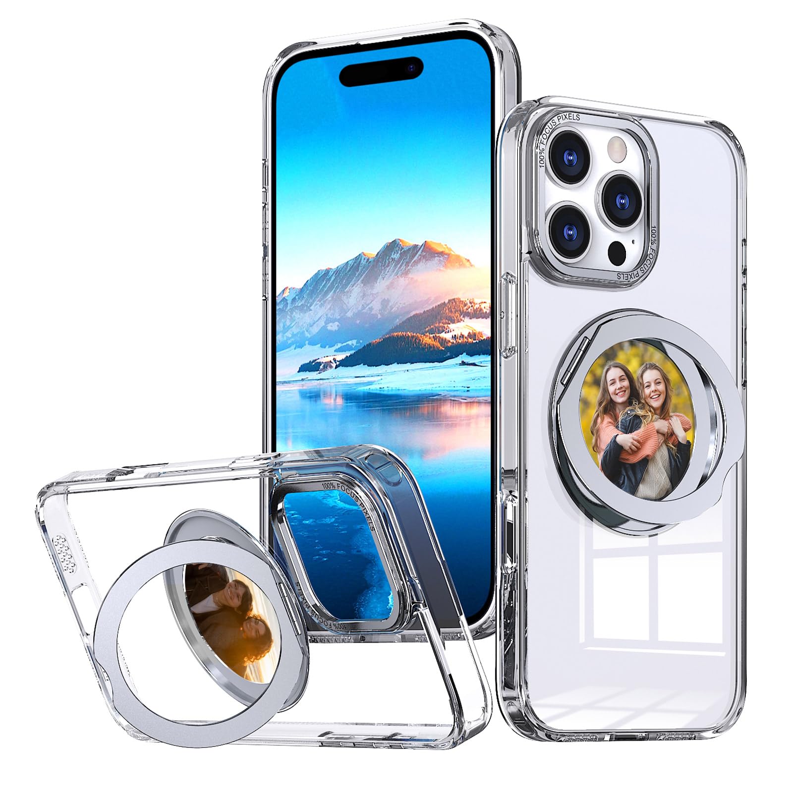 KakaTify Custom Phone Case for iPhone 16 15 14 13 12 11 Plus Pro Max, for Galaxy S24 FE Ultra Plus Compatible with Magsafe Personalized Picture Photo