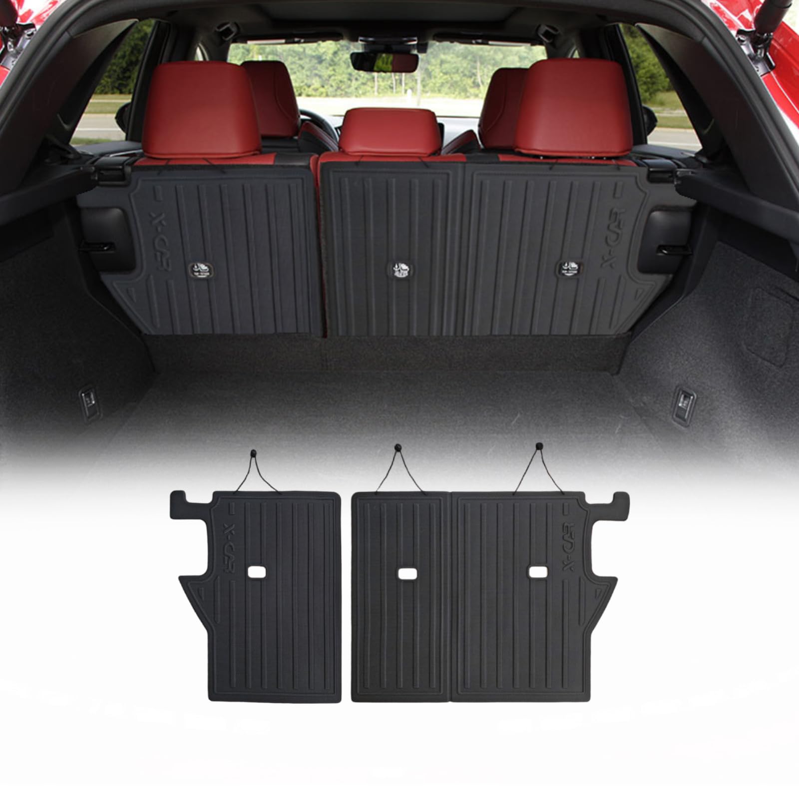 ZQULOYO Rear Seat Back Cover Backrest Protector for Lexus NX NX 250/NX 350/NX 350h/NX 450h+ Accessories 2022-2023 2024 2025 with Hook&Loop All Weather