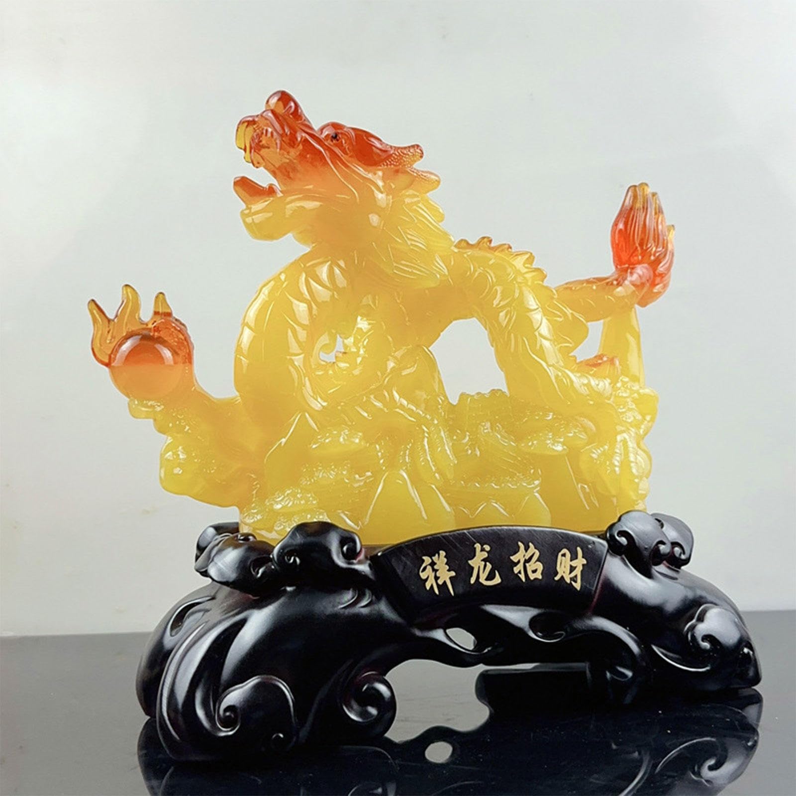 Drachenornament, Drachenfiguren aus Kunstharz, Dekoration for Zuhause oder das Büro