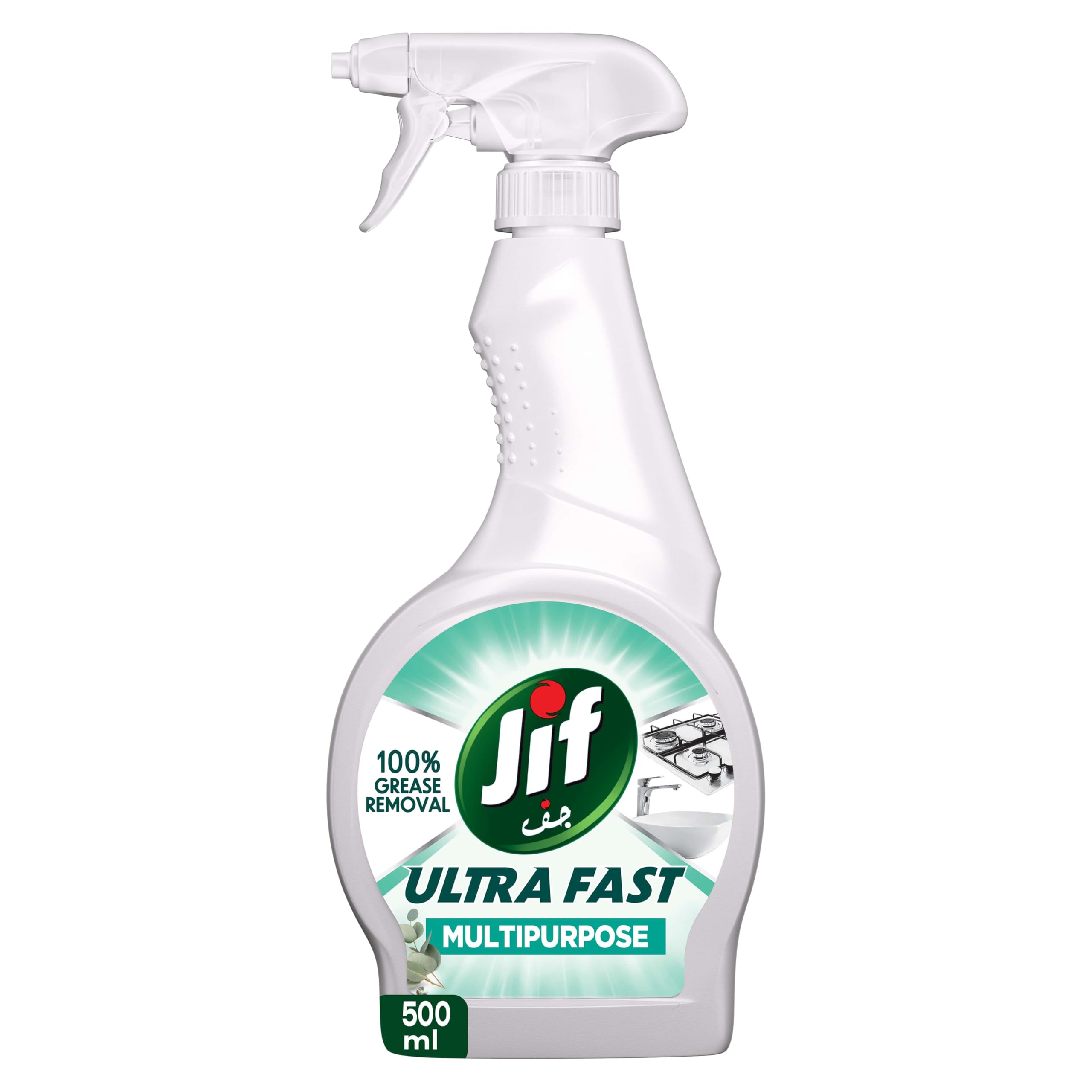 JIF Ultra Fast Cleaner Spray, Multipurpose, 100% Stain and Mold Removal, 500ml