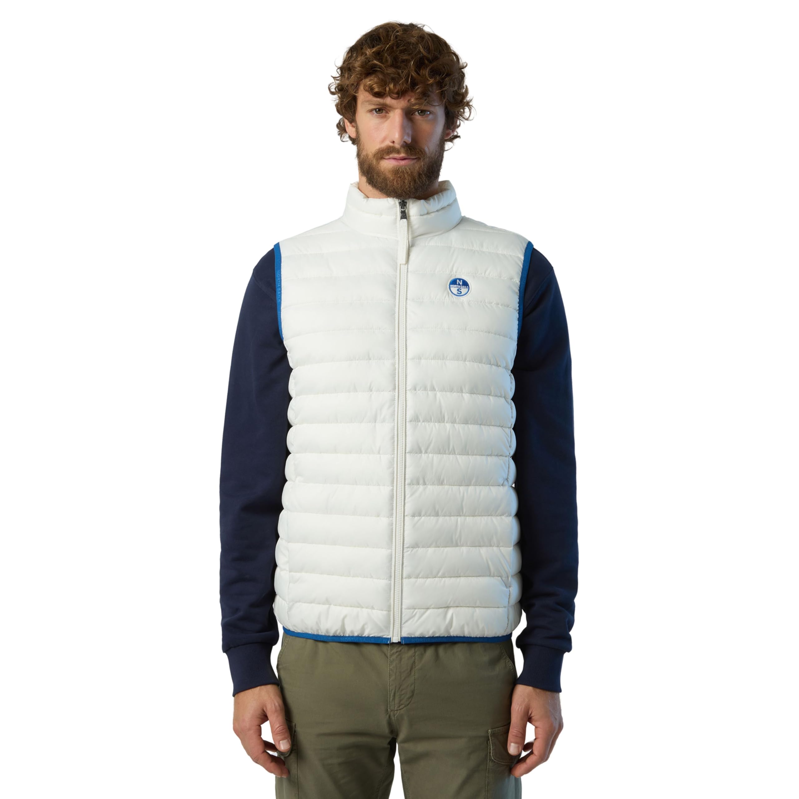 NORTH SAILS Smanicato Crozet Vest Gilet Sportivo Uomo Sintetico Bianco