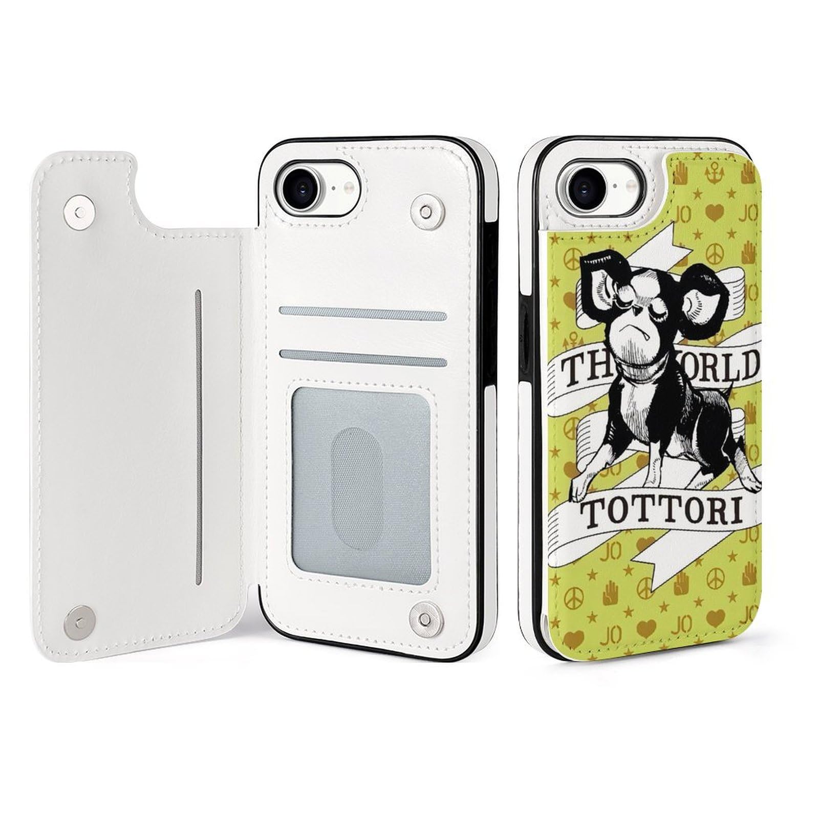 Amazon.co.jp: IPhone16E ケース 手帳型 ジョジョの奇妙な冒険