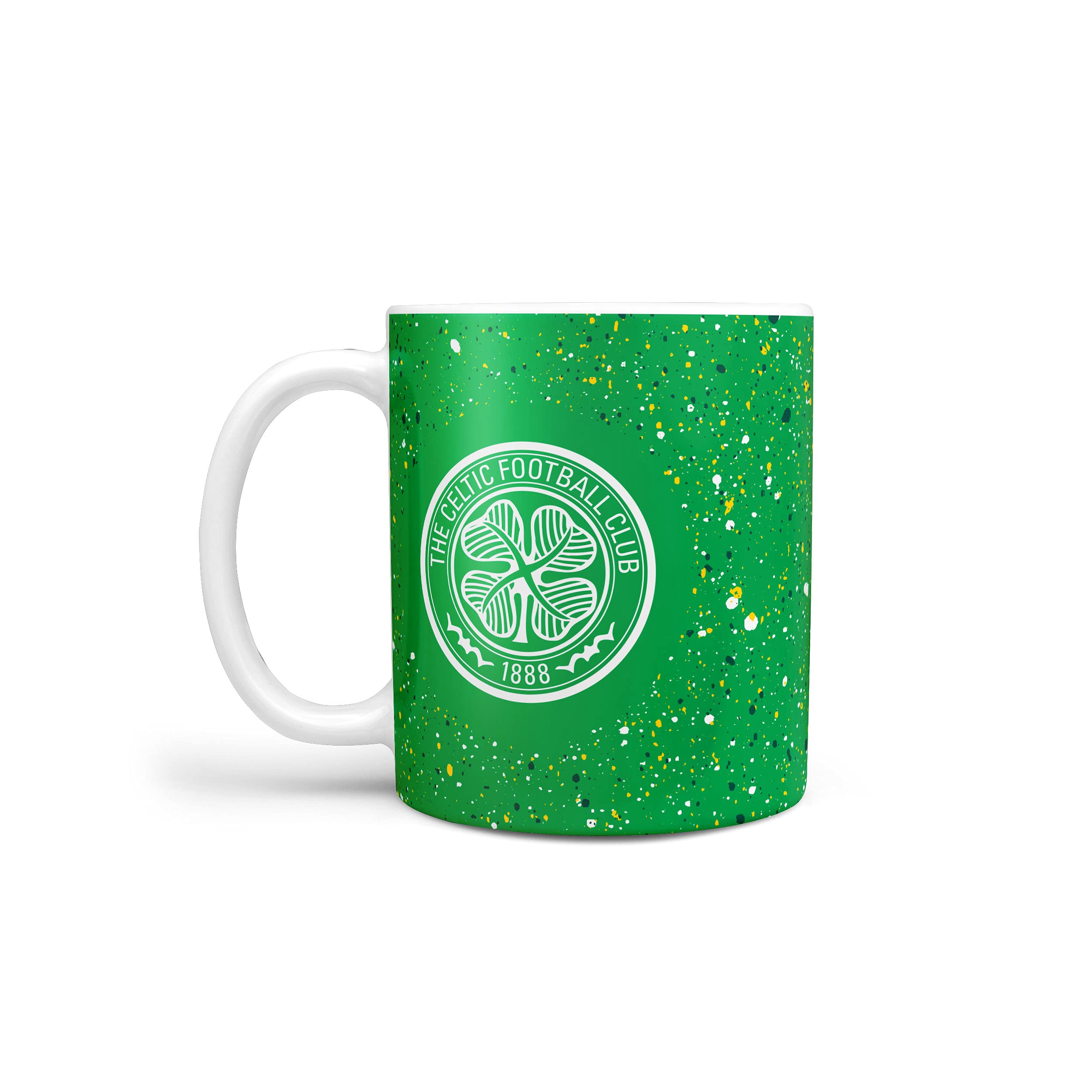 FOCO Officially Licensed Celtic FC Paint Splatter Mug