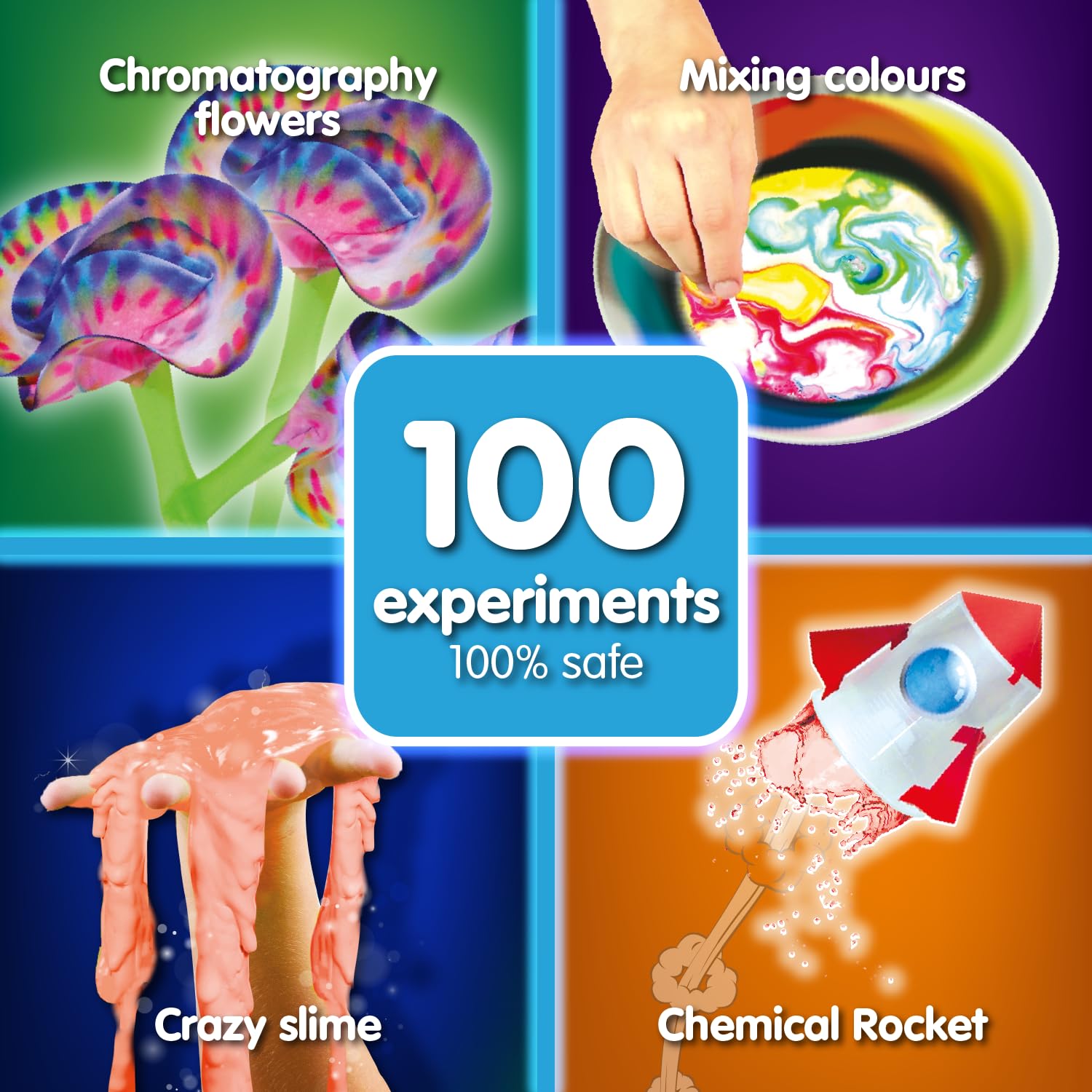 Science4you 100 Science Experiments for Kids, Have Hours of Fun with this Educational Science Kit, Learn Physics, Chemistry - Image 4