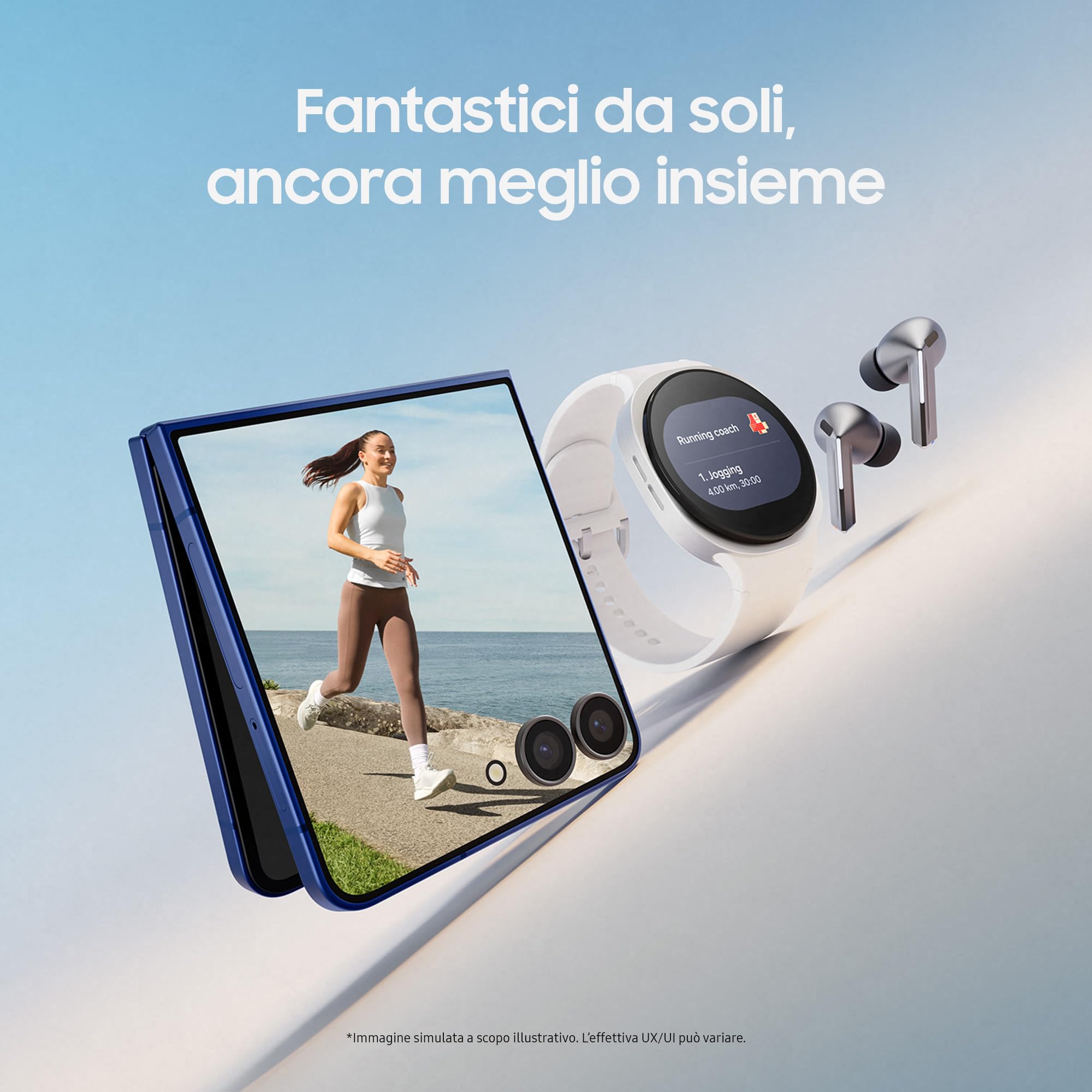 Samsung Galaxy Watch8 (Dark Gray, BT, 44mm) Smartwatch Galaxy AI, Allenatore Personale, Design Resistente agli Urti, Processore 3nm, Monitoraggio Attività Fisica e Sonno, One UI 8 [Versione Italiana]