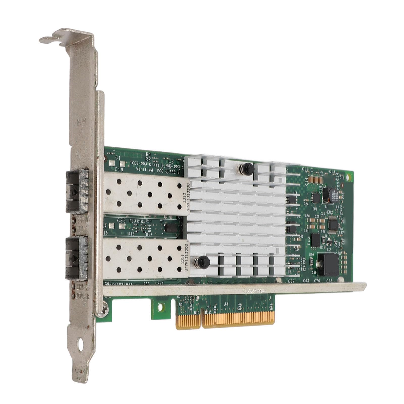 Cocoarm 10Gb SFP+ Karta Sieciowa PCIE, Dwuportowy Adapter Serwerowy z Interfejsem PCI Express X8, do Obliczeń o Wysokiej Wydajności w Danych