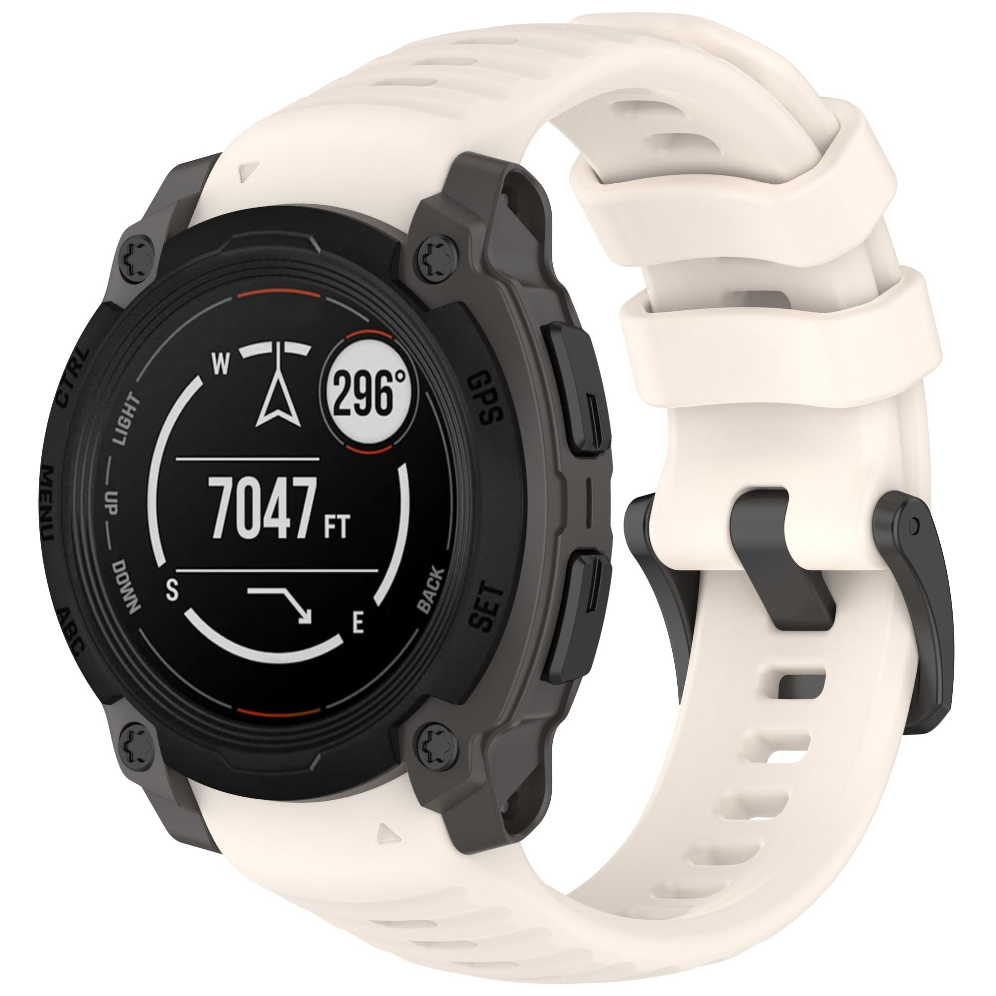 Fit for Garmin instinct E 40mm 45mm Watch Bands Women Men, Adjustable Sport Soft Silicone Replacement Bands Straps Wristbands Fit for Garmin instinctE