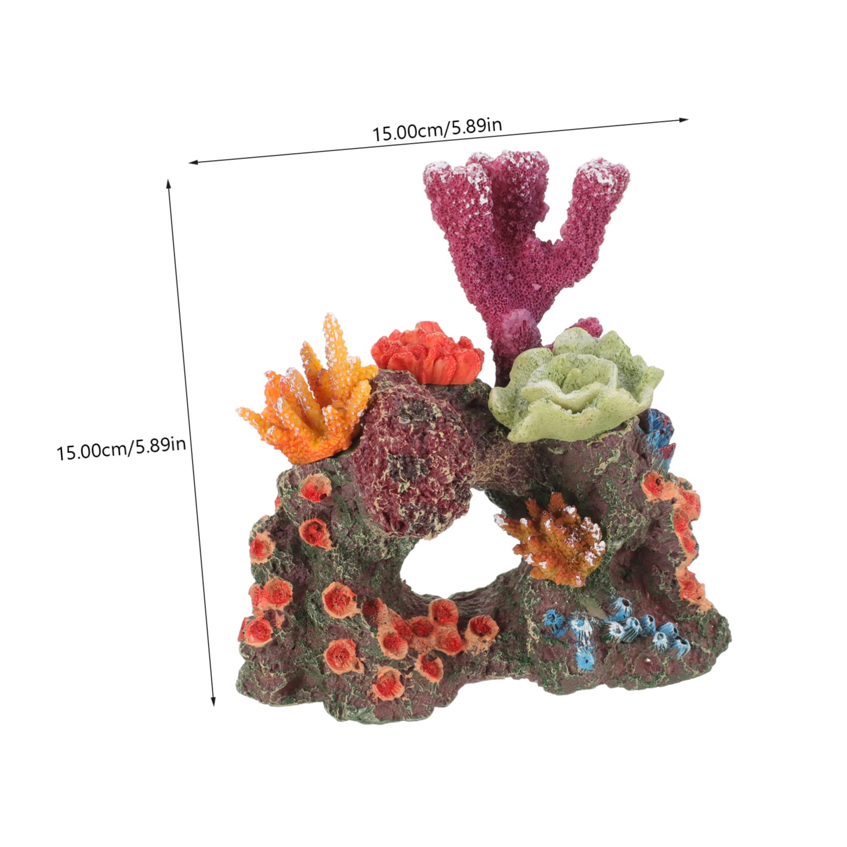 Toddmomy Realistic Artificial Coral Reef Aquarium Decor Fish Tank Accessories for Freshwater Saltwater Enhance Your Aquarium Landscape with Eye Catching Design