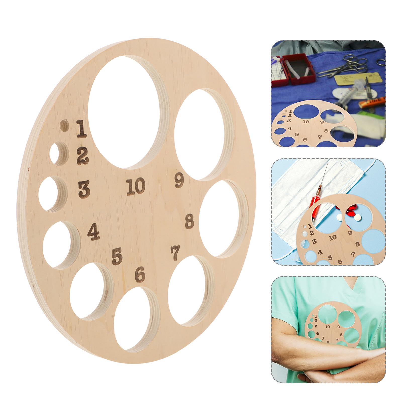 Roue en Bois Position Fœtale pour Élève, Tableau des Dilatations Cervicales, Étirement Cervicales, Réutilisable pour Cours de Préparation à L'accouchement
