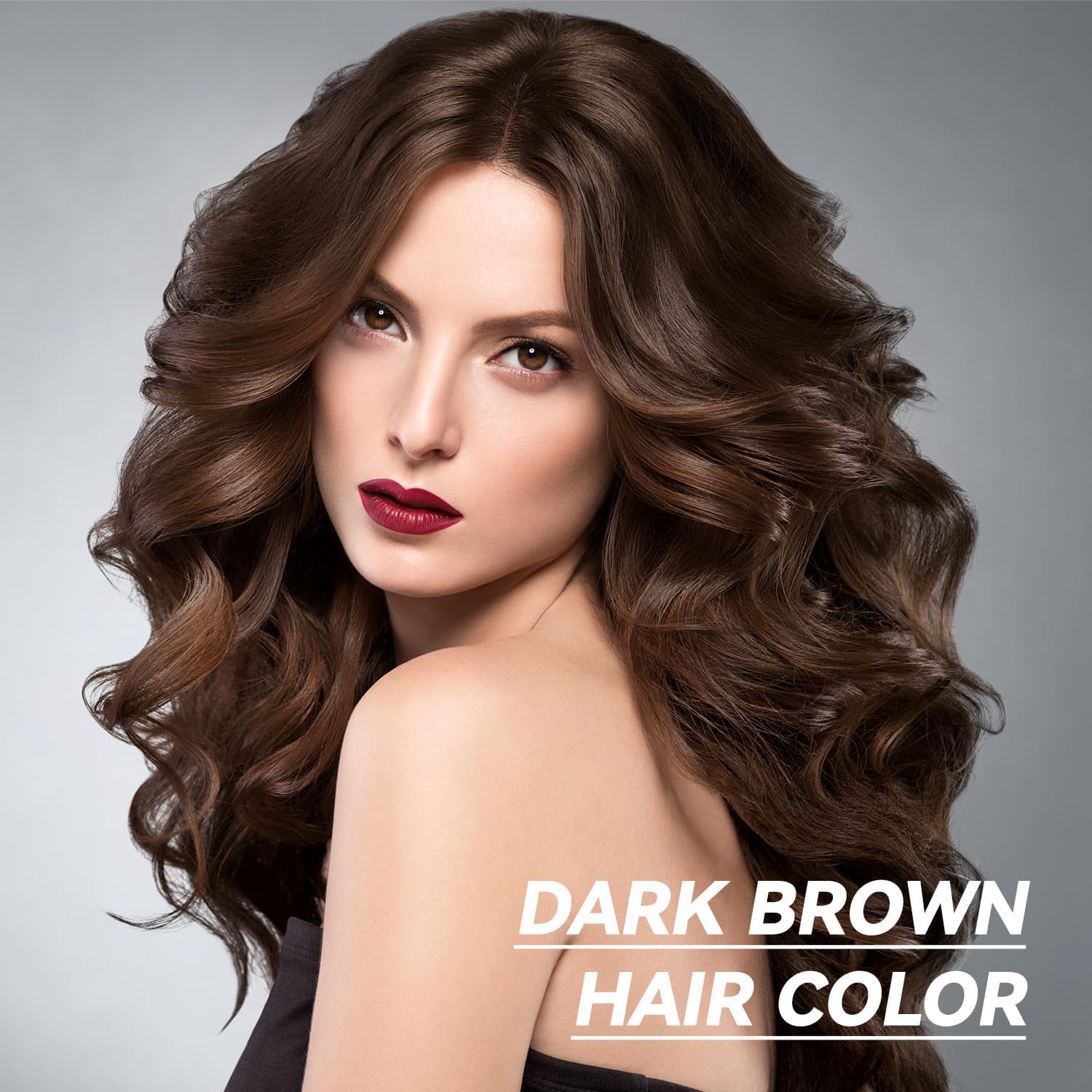 Herbal 3-in-1 Hair Dye Shampoo for Gray Hair Coverage
