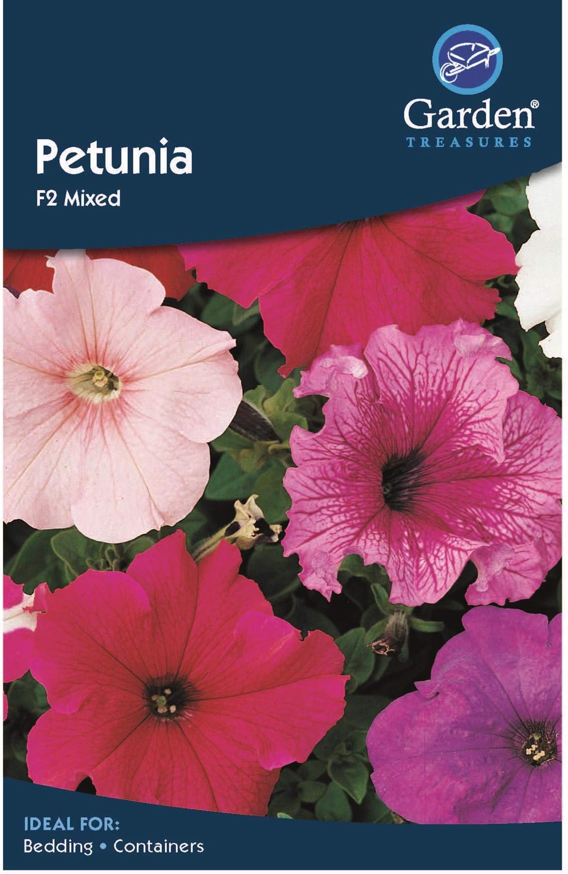 Garden Treasures Petunia F2 Mixed Seeds Grow Your Own Flowers
