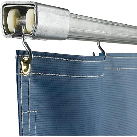 Amazon.com: AKON Curtain Track Outdoor | Hang your Outdoor curtains ...