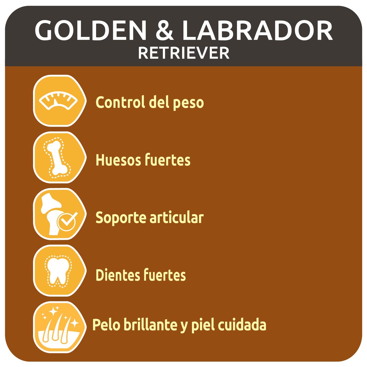 Ultima Medium-Maxi Golden & Labrador Pollo-Comida seca para perros, 14kg