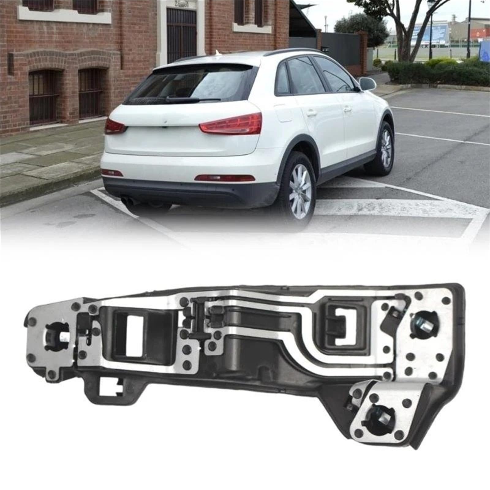 Support Lampe Feu Arrière Support D'ampoule Feu Arrière Droit Gauche Circuit Imprimé Remplacement Accessoires Automobiles Installation Facile(Left)