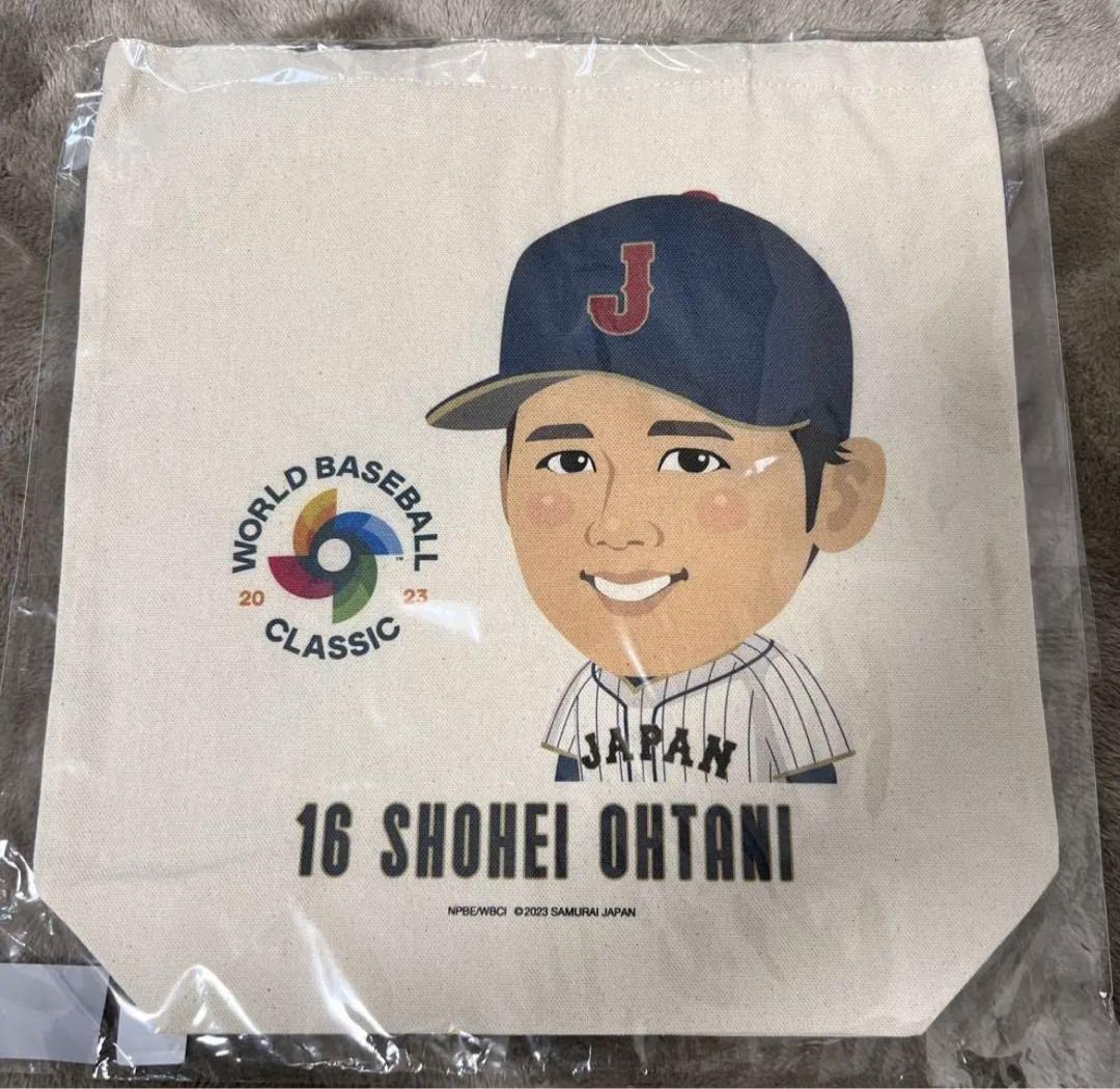 大谷翔平 トートバッグ 16 WBC 大谷 翔平 グッズ 大谷翔平トートバッグ WBC 侍ジャパン トート