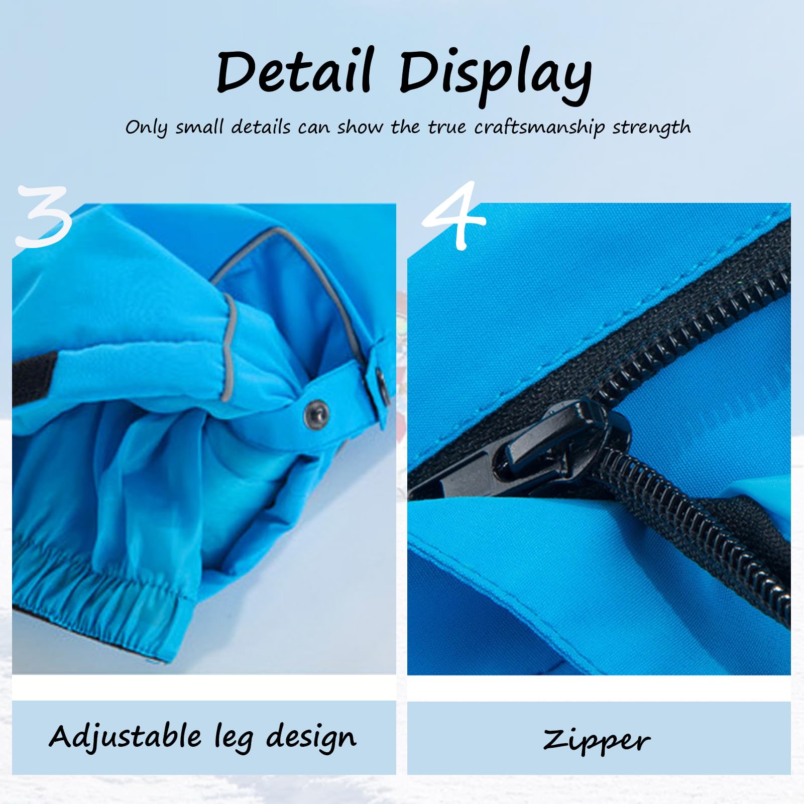 Conjunto de traje de esquí infantil de 2 piezas con capucha, traje de nieve impermeable a prueba de viento para niños y niñas, chaqueta de esquí cálida y pantalones de esquí, geométricos y