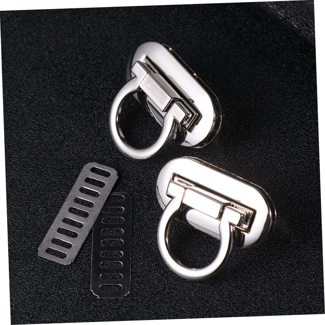 Housoutil 3sets Tasche Silber Einsteckschloss Koffer Vorhängeschlösser Einfach Installieren Legierung Schlösser 4 Stücke * 3