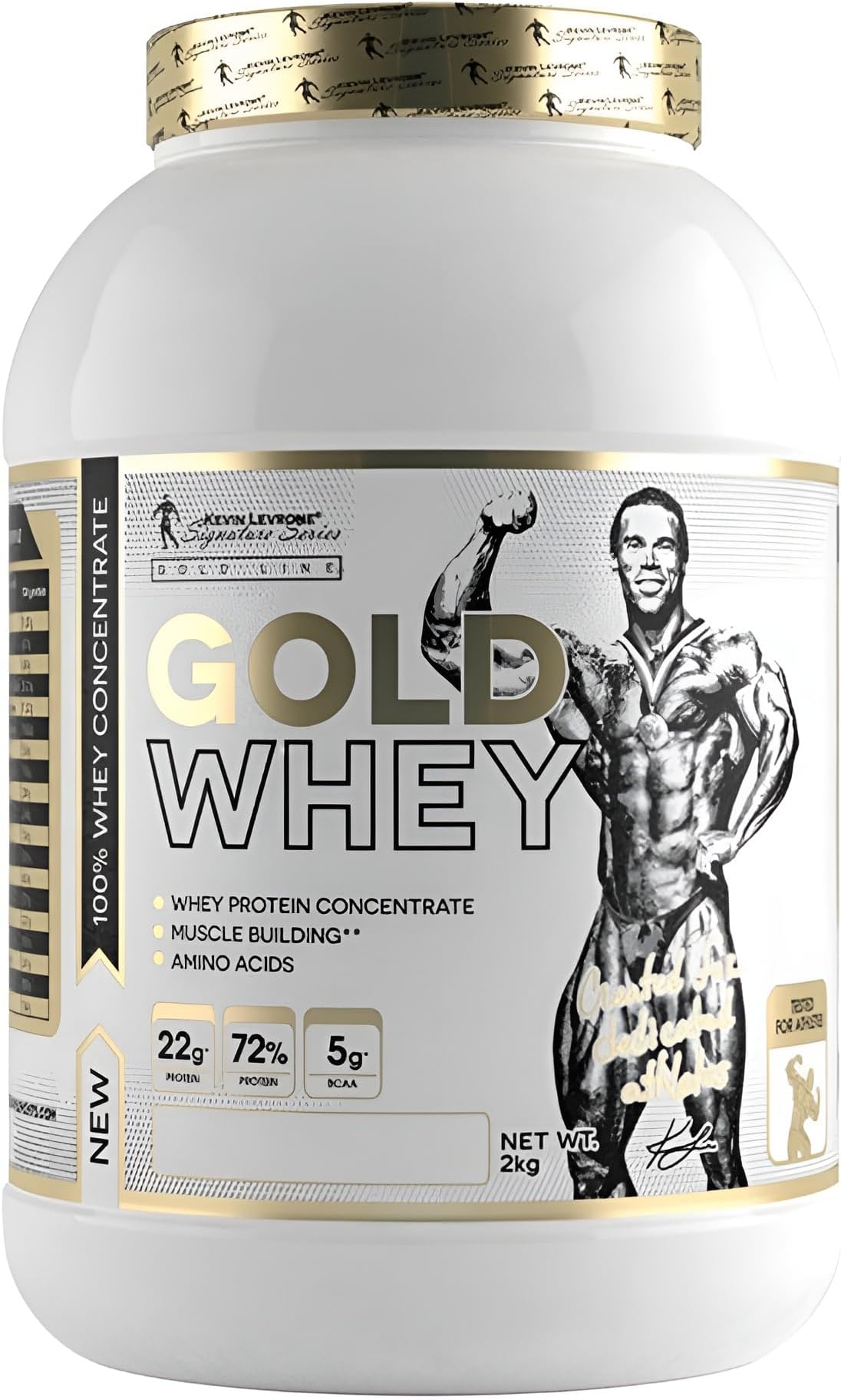 Kevin Levrone, Gold Whey Protein, 2Kg, Snickers, 66 SV