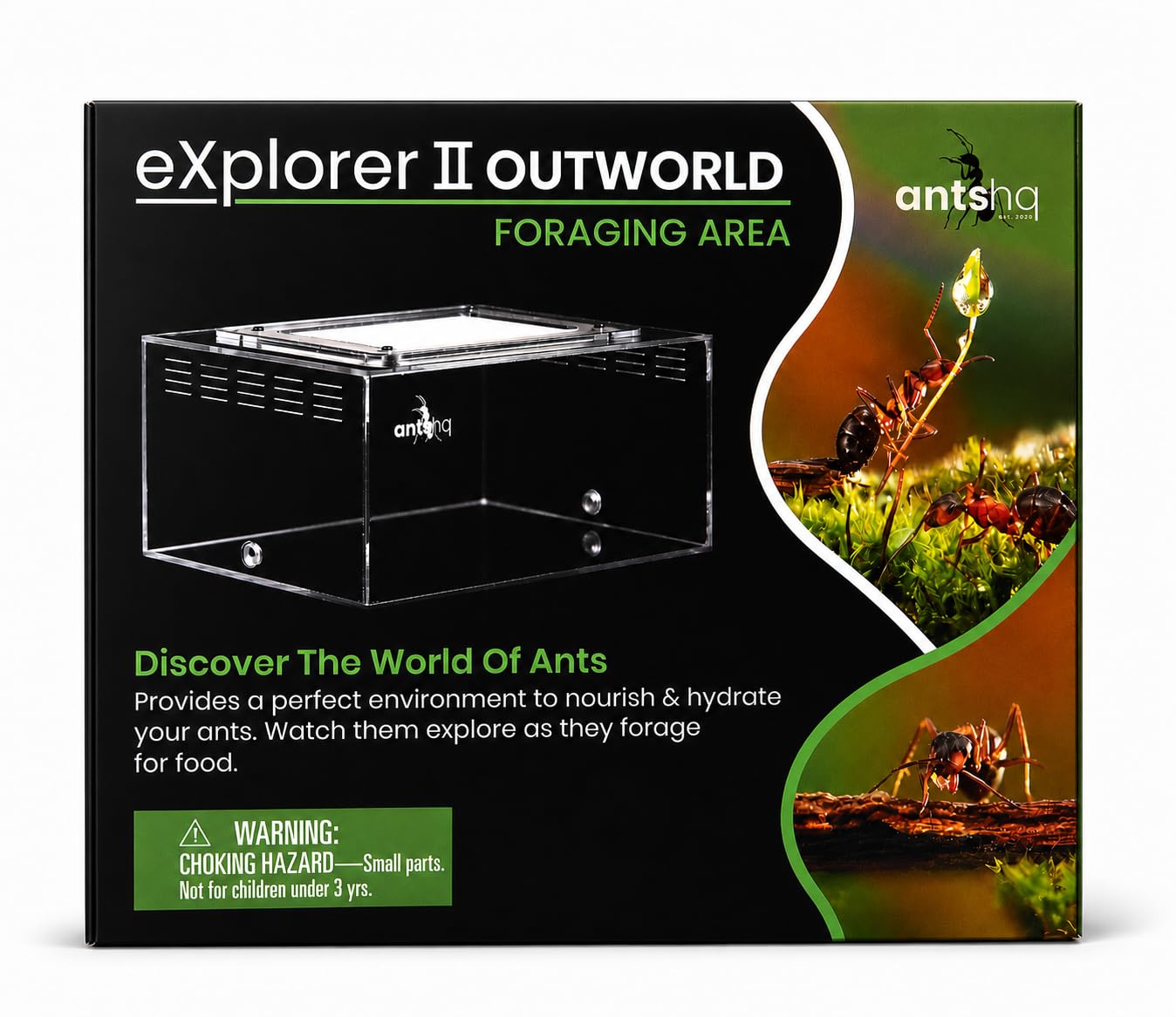 Ants HQ eXplorer II Outworld | Ant Farm | Large | Ant Habitat for ant colony