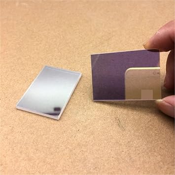 Optical Prism Beam Splitting Glass Plate Splitter 50x50mm - 50/50 Split Ratio for Visible Light Applications