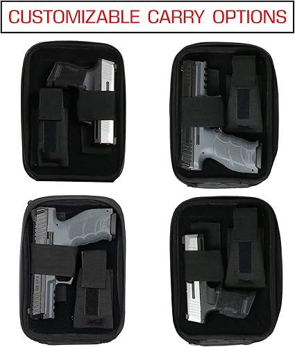 Miniatura 4 de Ghost Concealment Riñonera oculta para pistola con correa para el hombro y trabillas para cinturón, bolsillos con cremallera y opciones de