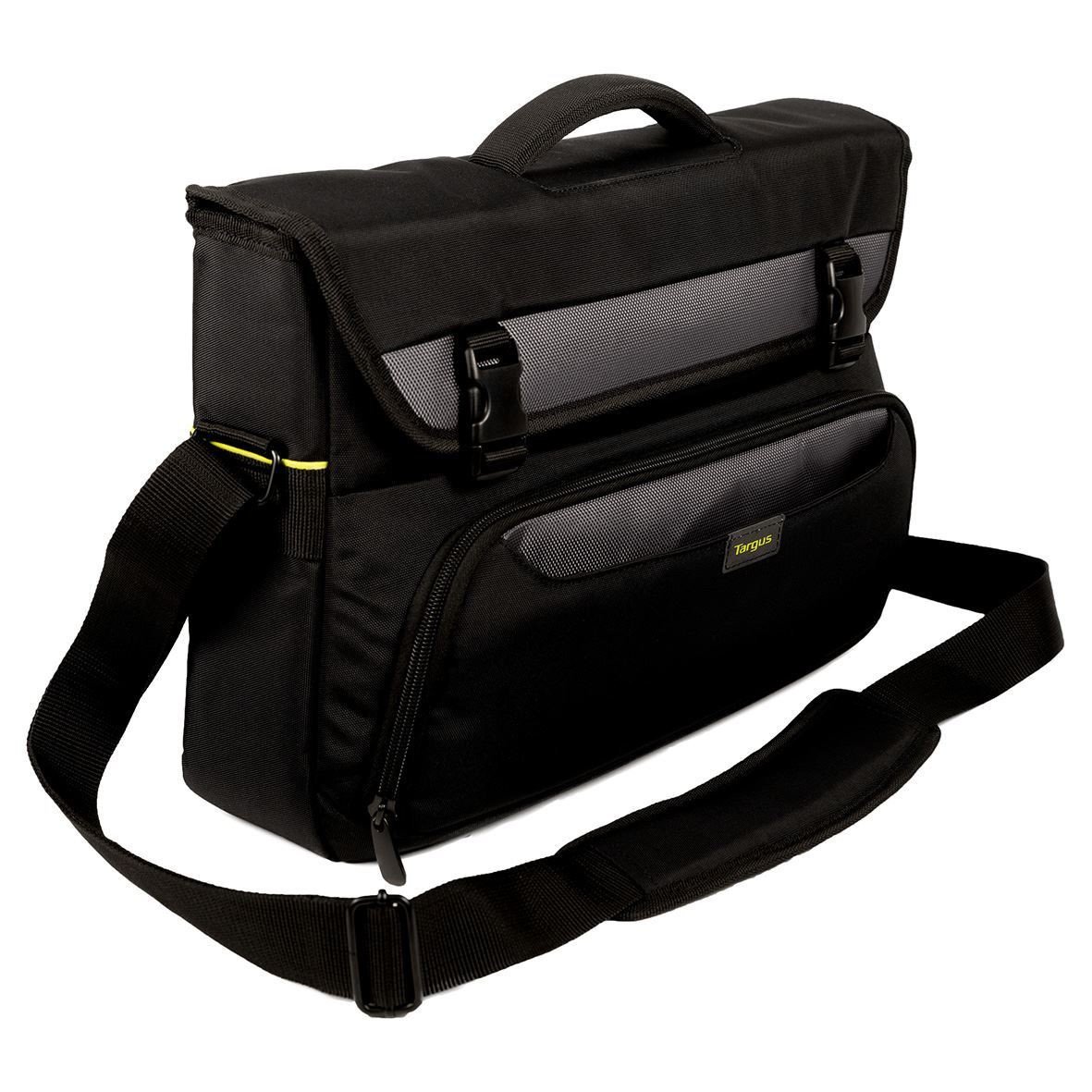 Targus CityGear II Hybrid Messenger Bag with Dome Shock for 15 6-17-Inch Laptop Black TCG270
