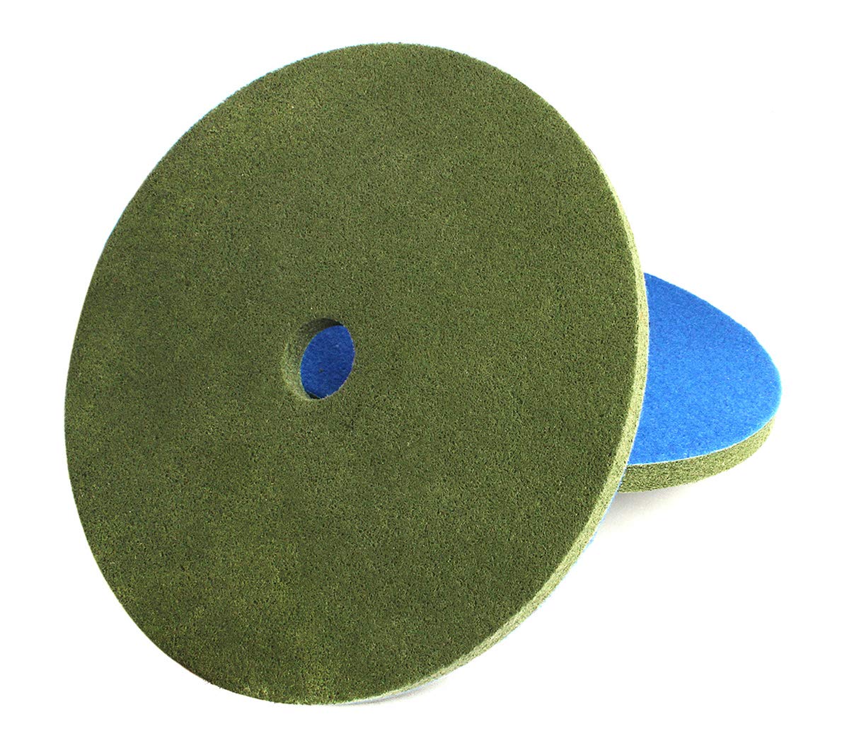 Z-LION 10" Diamond Sponge Fiber Polishing Pads 6000 Grit for Granite Marble Stone Clean