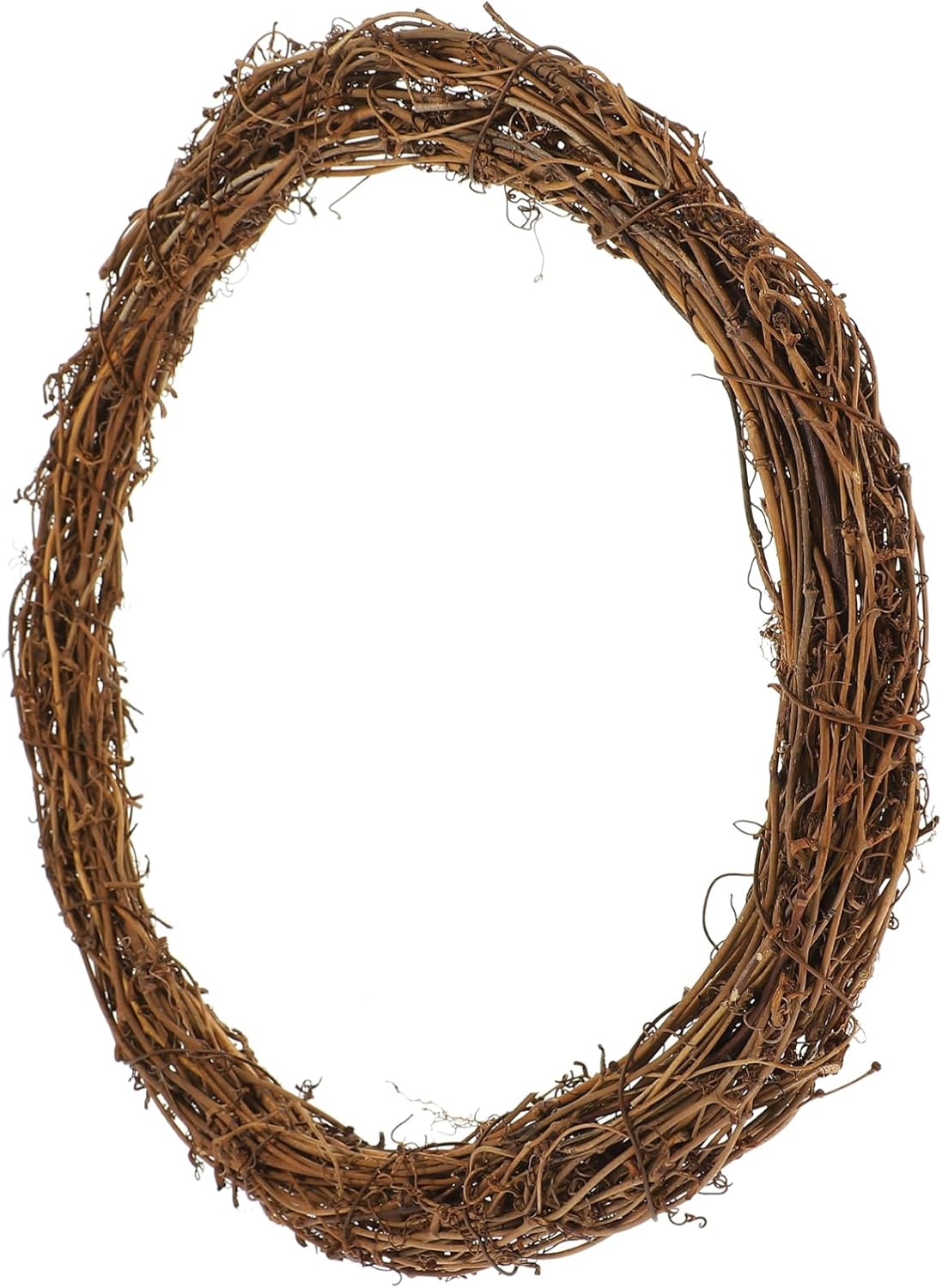 Amosfun Stick Wreath Grapevine Wreaths for Crafts Natural Grapevine Wreath Rings