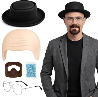 Adult Chemistry Teacher Costume Set Halloween Party Dress Up Accessories