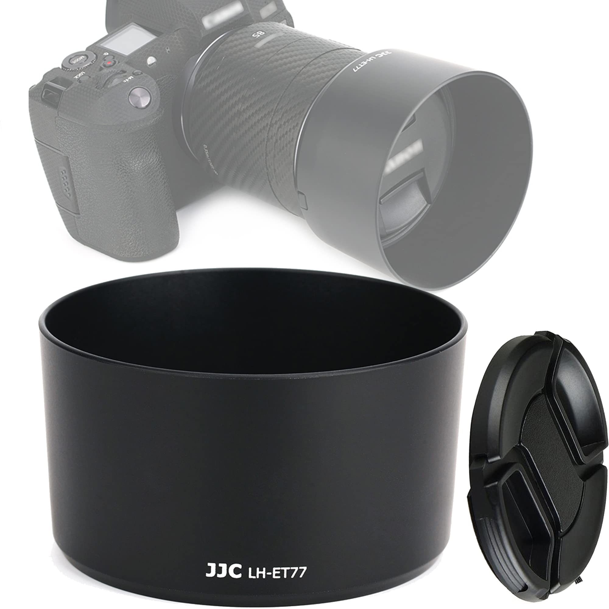 Amazon.com : JJC LH-ET77 Black Dedicated Bayonet Mount Lens Hood