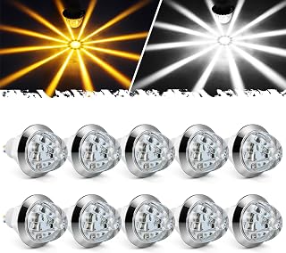 Partsam White Watermelon LED Lights