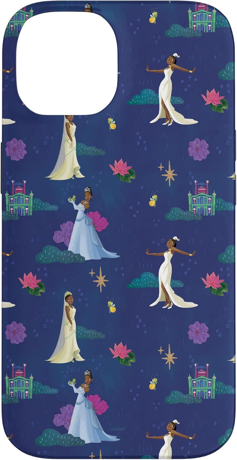 Disney Princess Tiana Ballgown Print Midnight Blue Case for iPhone 13