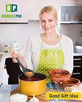 Vista 7 de Juego de cucharón de sopa de silicona y cuchara de espagueti con mango de madera, utensilios de cocina antiadherentes resistentes al calor para Gris