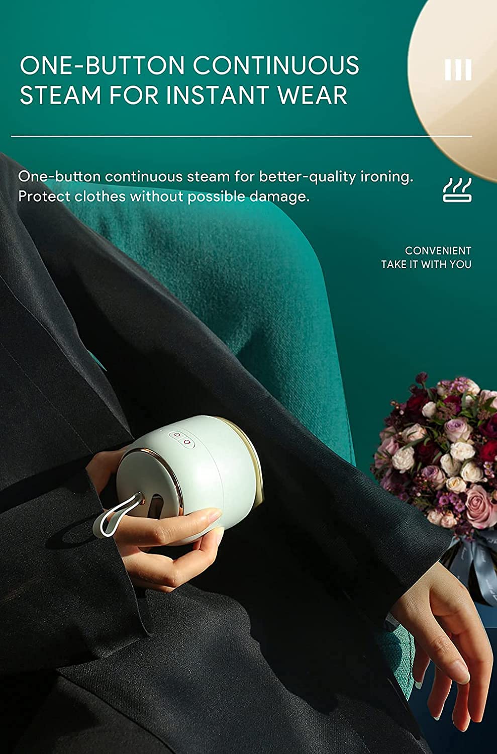 aipower portable steam iron