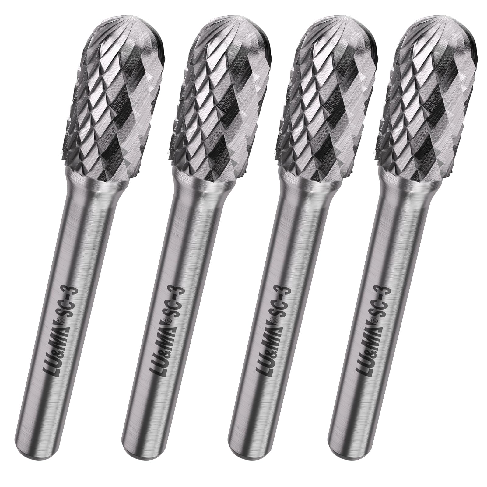 LU&MN SA-3 Tungsten Carbide Burr, 3/8" Head 1/4" Shank, 1 Pc — Amazon image 16
